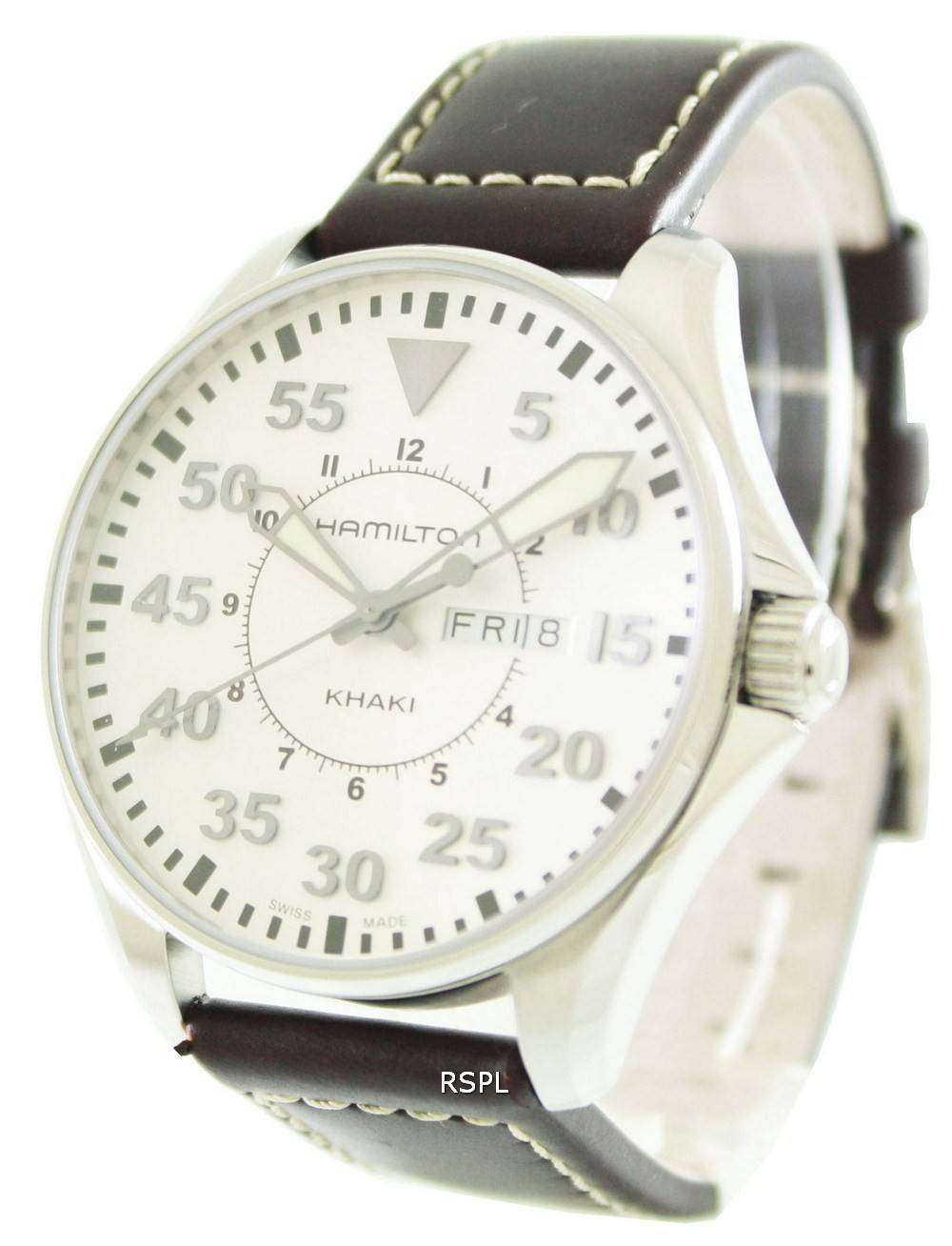 Hamilton Khaki Pilot Quartz H64611555 Mens Watch
