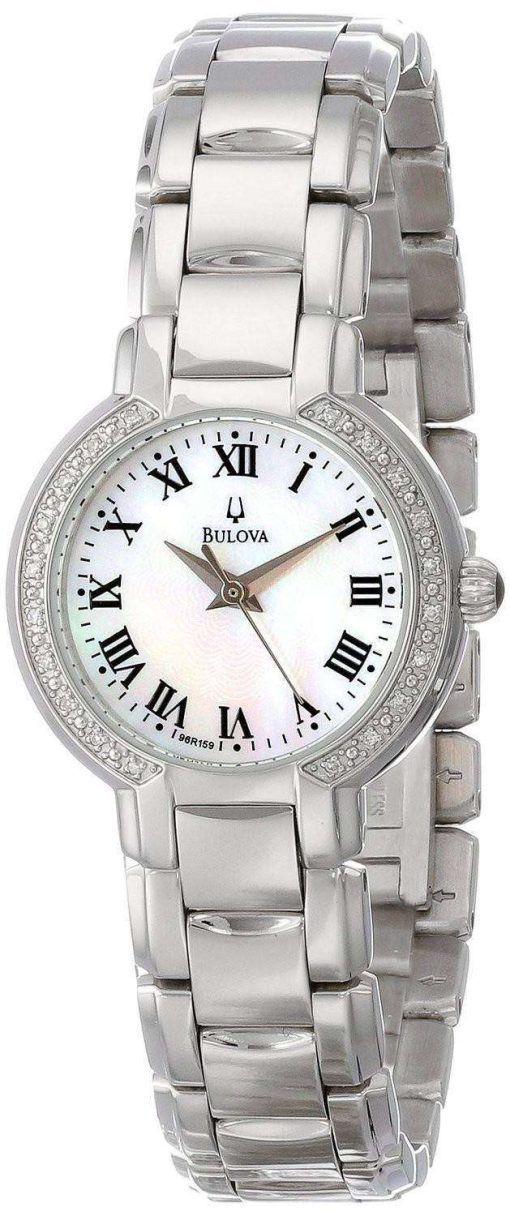 Bulova Fairlawn Diamond Accented 96R159 Womens Watch