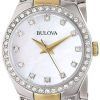 Bulova Crystal Accent Two Tone 98L198 Womens Watch