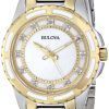 Bulova Diamond Accent Two Tone 98P140 Womens Watch