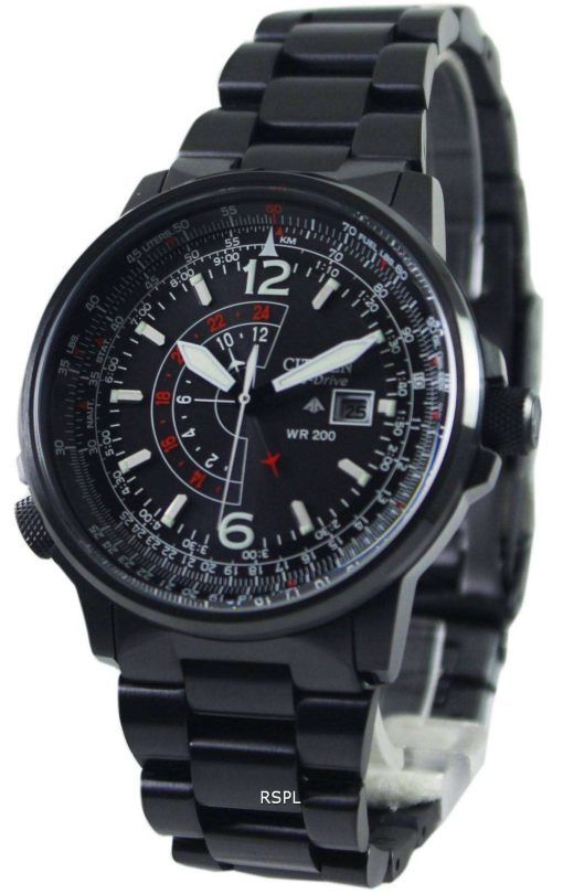 Citizen Promaster Sky Eco Drive NightHawk Pilot BJ7019-62E Mens Watch