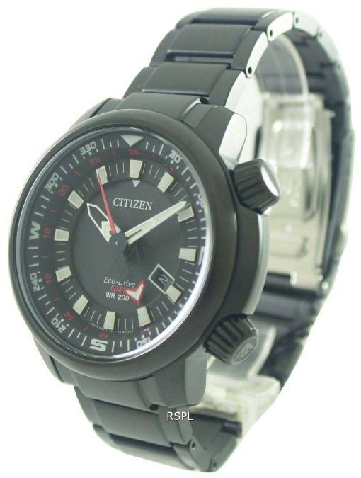 Citizen Eco-Drive Power Reserve GMT 200M BJ7085-50E Mens Watch