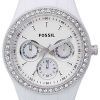 Fossil Stella White Dial Crystal ES1967 Womens Watch