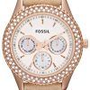 Fossil Stella Multifunction Crystal Leather ES3104 Womens Watch