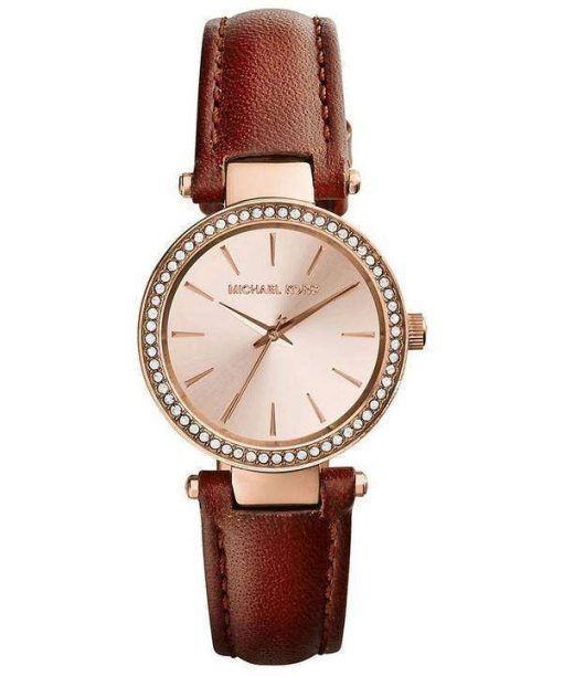 Michael Kors Petite Darci Rose Dial Crystals MK2353 Womens Watch