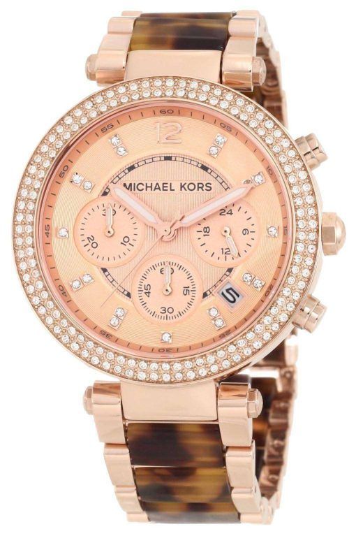 Michael Kors Parker Crystals Chronograph MK5538 Womens Watch