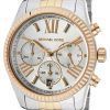 Michael Kors Lexington Chronograph Tri-Tone MK5735 Womens Watch