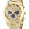 Michael Kors Layton Glitz Gold Tone Crystal Dial MK5830 Womens Watch