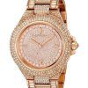Michael Kors Camille Rose Gold Crystals Pave Dial MK5862 Womens Watch
