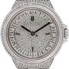 Michael Kors Camille Silver Crystal Pave Dial MK5947 Womens Watch