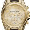 Michael Kors Blair Chronograph Champagne Dial Crystals MK6094 Womens Watch