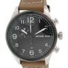 Michael Kors Hanger Black Dial Brown Leather MK7068 Mens Watch