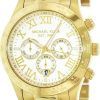 Michael Kors Layton Chronograph Gold Tone MK8214 Mens Watch