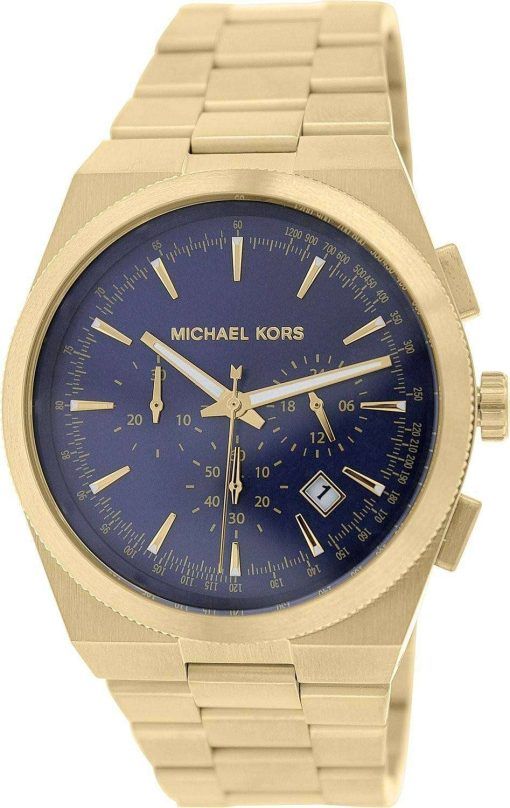 Michael Kors Brooks Chronograph Blue Dial MK8338 Mens Watch