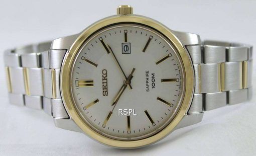 Seiko Quartz Sapphire Silver Dial SGEH06P1 SGEH06P Mens Watch