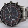 Seiko Chronograph 100M Black Bezel SNDF41P1 SNDF41P Mens Watch