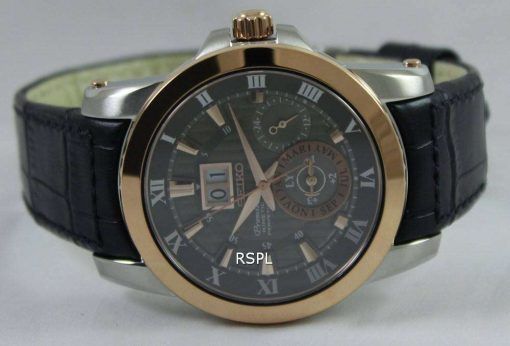 Seiko Premier Kinetic Perpetual Calendar SNP114P2 Mens Watch