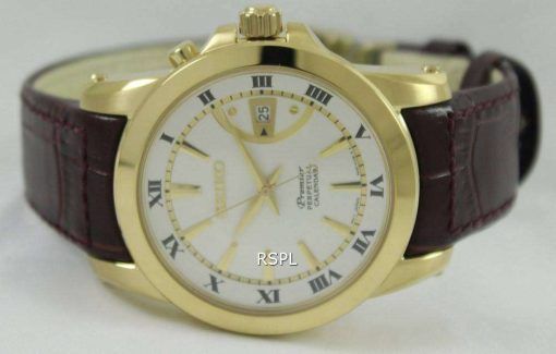 Seiko Premier Perpetual Calendar SNQ144P1 SNQ144P Mens Watch