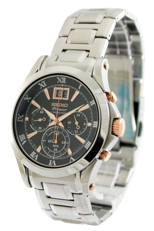 Seiko Premier Chronograph SPC064P1 SPC064P SPC064 Mens Watch