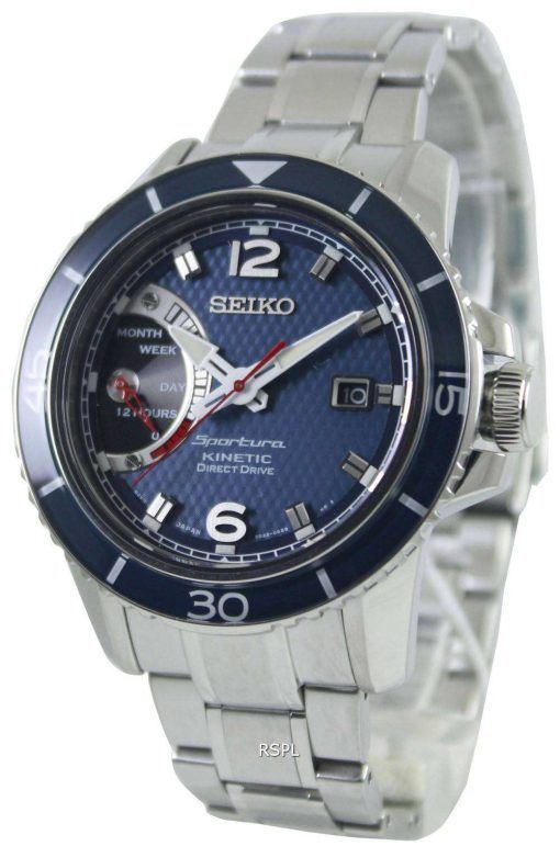 Seiko Sportura Kinetic Direct Drive SRG017P1 SRG017P Mens Watch