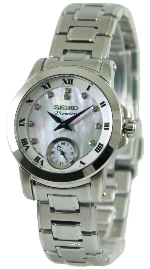 Seiko Premier Quartz Diamonds SRKZ61P1 SRKZ61P Womens Watch