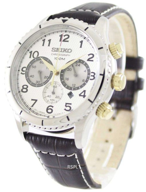 Seiko Chronograph Quartz 100M SRW039P1 SRW039P Mens Watch