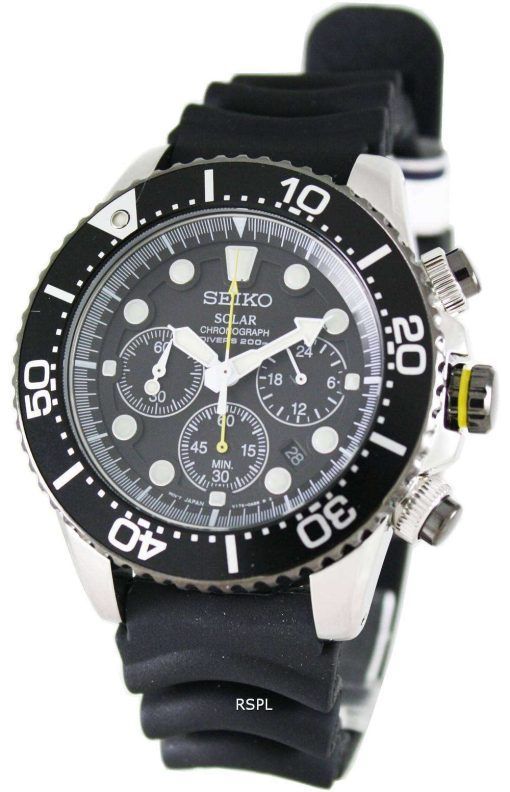 Seiko Solar Chronograph SSC021P1 Mens Watch