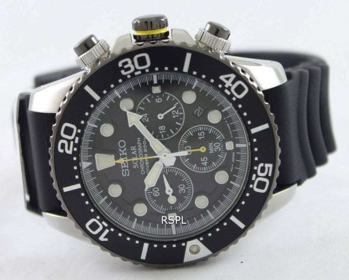 Seiko Solar Chronograph SSC021P1 Mens Watch