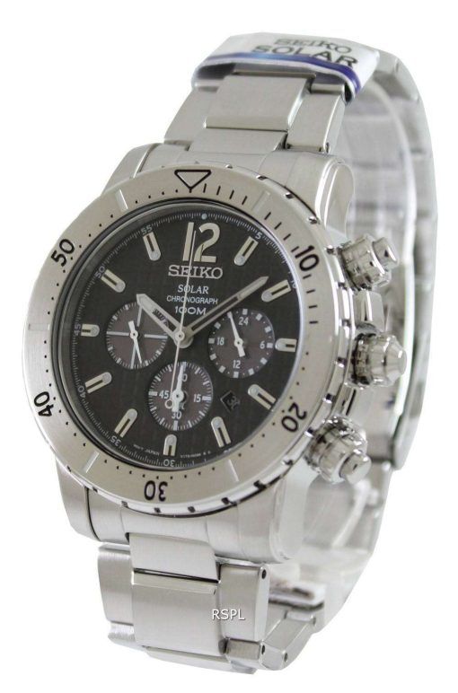 Seiko Solar Chronograph SSC223P1 SSC223P SSC223 Mens Watch