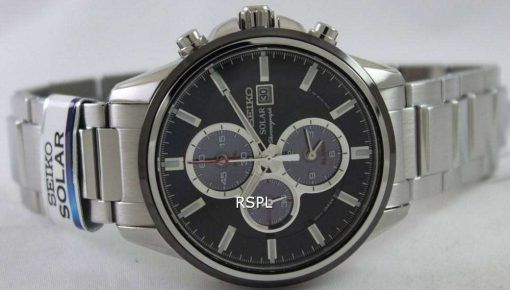 Seiko Solar Chronograph SSC255P1 SSC255P Mens Watch