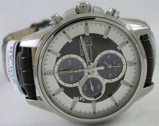 Seiko Solar Chronograph SSC259P1 SSC259P Mens Watch