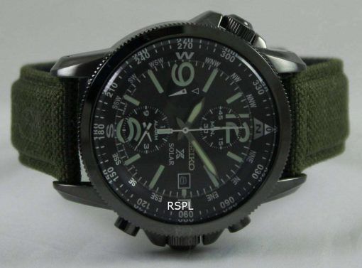 Seiko Prospex Solar Military Alarm Chronograph SSC295P1 SSC295P Mens Watch