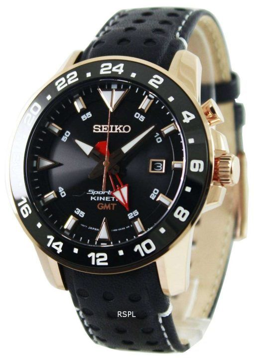 Seiko Sportura Kinetic GMT SUN028P1 SUN028P Mens Watch