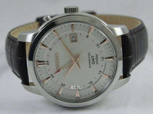 Seiko Kinetic GMT SUN035P1 SUN035P Mens Watch