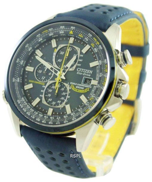 Citizen Eco-Drive Blue Angels Radio Controlled World Chronograph AT8020-03L Mens Watch