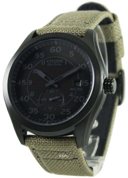 Citizen Eco-Drive Canvas Strap BV1085-31E Mens Watch