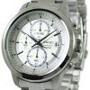 Seiko Chronograph Quartz Sliver Tone Dial SKS441P1 SKS441P SKS441 Mens Watch