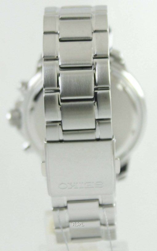 Seiko Solar Alarm Chronograph SSC297P1 SSC297P SSC297 Mens Watch