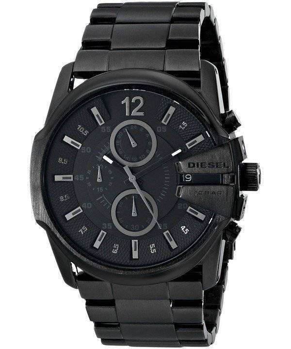 Diesel Master Chief Chronograph Black Dial DZ4180 Mens Watch