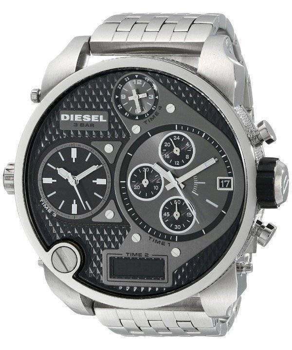 Diesel Chronograph Black Multi Dial Ana-Digi Display DZ7221 Mens Watch 1 Diesel Chronograph Black Multi Dial Ana-Digi Display DZ7221 Mens Watch