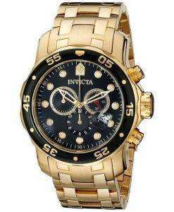 Invicta Pro-Diver Chronograph Gold Tone 200M INV0072/0072 Mens Watch
