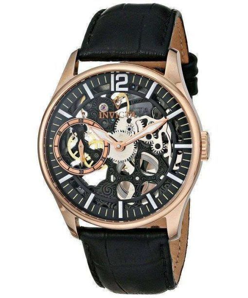 Invicta Vintage Rose Gold-Tone Mechanical Skeleton Dial INV12408/12408 Mens Watch