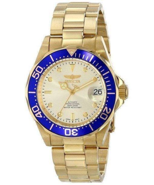 Invicta Automatic Pro Diver 200M Champaign Dial INV9743/9743 Mens Watch