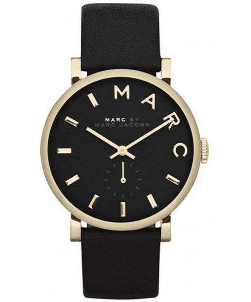 Marc By Marc Jacobs Baker Black Dial Leather Band MBM1269 Womens Watch