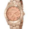 Marc By Marc Jacobs Blade Chronograph Rose Gold Dial MBM3102 Womens Watch