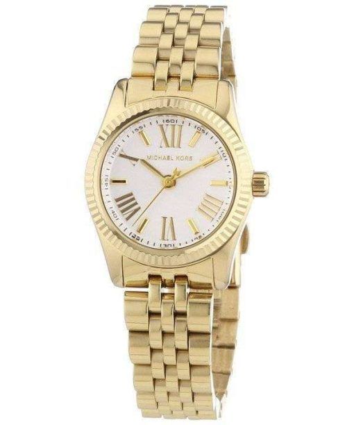 Michael Kors Lexington Gold-Tone Silver Dial MK3229 Womens Watch