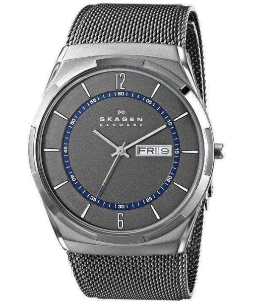 Skagen Melbye Grey Titanium Mesh Strap SKW6078 Mens Watch