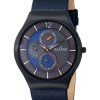 Skagen Grenen Perforated Blue Leather SKW6149 Mens Watch