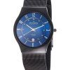 Skagen Titanium Marine Blue Dial Mesh Strap T233XLTMN Mens Watch