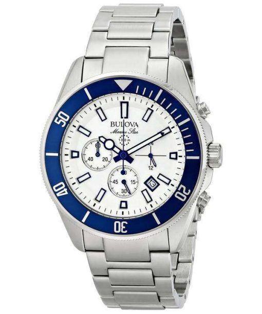 Bulova Marine Star Chronograph 98B204 Mens Watch